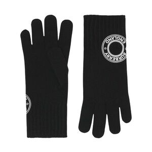 BURBERRY CASHMERE LOGO GLOVES